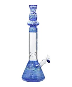 18" Nice Glass Top Glass Beaker Bong