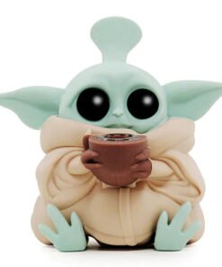 5" Baby Yoda Silicone Water Pipe