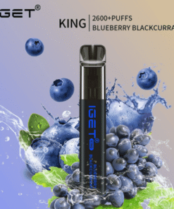 iGET KING VAPE 2600 PUFF – BLUEBERRY BLACKCURRANT