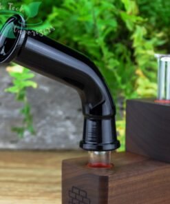 Black 18mm Glass Dry Mouthpiece