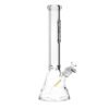 16" 9mm Preemo Clear Embossed Logo Beaker Bong