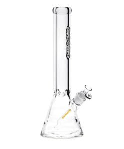 16" 9mm Preemo Clear Embossed Logo Beaker Bong