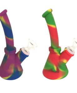 6.5"Silicone Bong w/ Glass Bowl