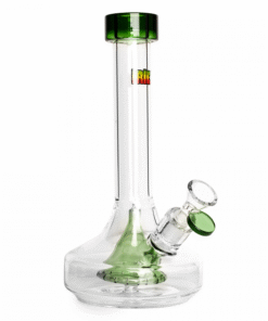9.5" Irie Bell Base w/ Bell Perc Bong - Green