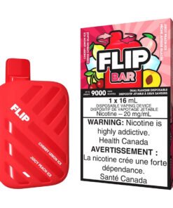 Flip Bar Disposable Vape Device - Cherry Lemon Ice And Juicy Peach Ice