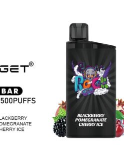iGET BAR VAPE 3500 PUFF – BLACKBERRY POMEGRANATE CHERRY ICE