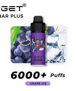 iGET BAR PLUS VAPE 6000 PUFF – GRAPE ICE