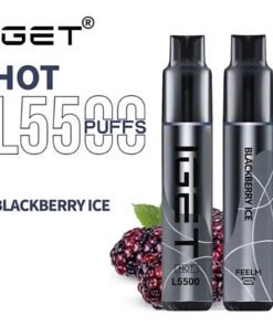 iGET HOT VAPE 5500 PUFF – BLACKBERRY ICE