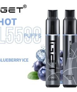 iGET HOT VAPE 5500 PUFF – BLUEBERRY ICE