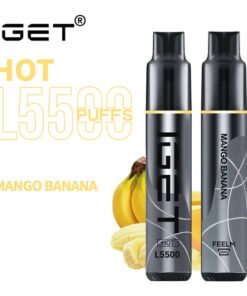 iGET HOT VAPE 5500 PUFF – MANGO BANANA