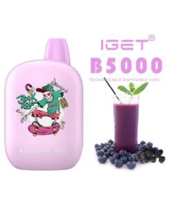 iGET B5000 VAPE 5000 PUFF – BLUEBERRY RAZZ