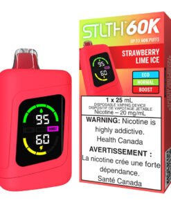 STLTH 60K Disposable Vape Device - Strawberry Lime Ice