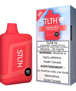 STLTH 8K Pro Disposable Vape Device - Strawberry Lime Ice