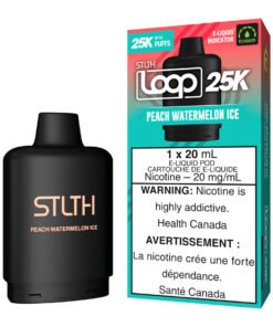 STLTH Loop 25K E-Liquid Pod Pack - Peach Watermelon Ice