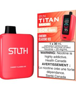 STLTH Titan Max Disposable Vape Device - Cherry Classic Ice