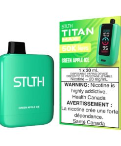 STLTH Titan Max Disposable Vape Device - Green Apple Ice
