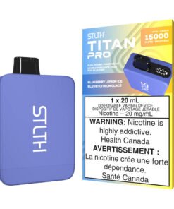 STLTH Titan Pro Disposable Vape Device - Blueberry Lemon Ice