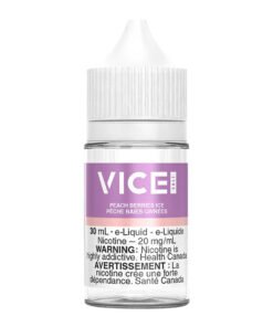 Vice Salt Nic E-Liquid - Peach Berries Ice 30ml