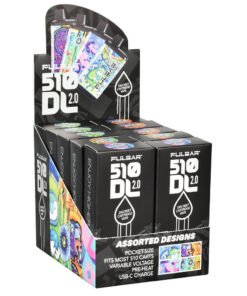 Pulsar 510 DL 2.0 Design Series VV Vape Bar – 650mAh / Assorted – 10pc Display