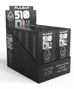 Pulsar 510 DL 2.0 Auto-Draw VV Vape Bar -650mAh / Assorted – 10pc Display
