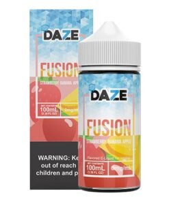 7 Daze Fusion Strawberry Banana Apple ICED 100ml Vape Juice