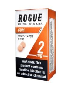 Rogue Fruit Flavor 2MG, Nicotine gum