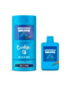 Huckleberry Gelato (Indica Hybrid) -Cookies Delta 8 Disposable 3G