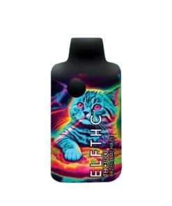 Lazer Lime Haze High Potency Blend Delta 8 + THC-P + THC-X 3g Disposable By ELF THC