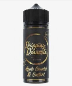 Apple Crumble & Custard by Dripping Desserts E Liquid | 100ml Short Fill