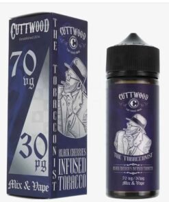 Black Cherries Infused Tobacco | The Tobacconist by Cuttwood E Liquid | 100ml Short Fill
