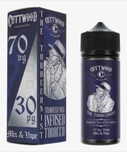 Caramel Infused Tobacco | The Tobacconist by Cuttwood E Liquid | 100ml Short Fill