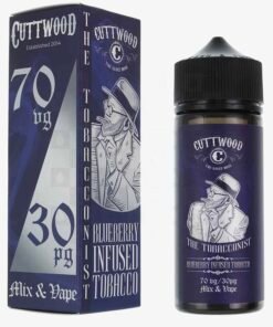 Blueberry Infused Tobacco | The Tobacconist by Cuttwood E Liquid | 100ml Short Fill