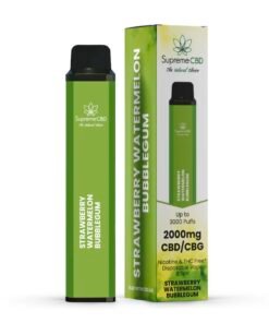 CBD Disposable Vape – Strawberry Watermelon Bubblegum (2000mg)