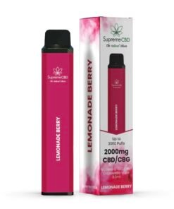 CBD Disposable Vape – Lemonade Berry (2000mg)