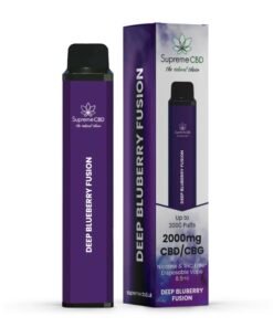CBD Disposable Vape – Deep Blueberry Fusion (2000mg)