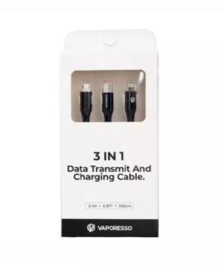 VAPORESSO 3 IN 1 DATA TRANSMIT & CHARGING CABLE