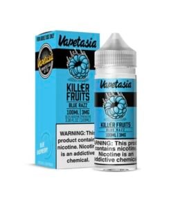 VAPETASIA KILLER FRUITS BLUE RAZZ TFN E-JUICE 100ML