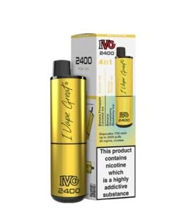 IVG 2400 Banana Edition 4 in 1 Disposable Vape – 20mg