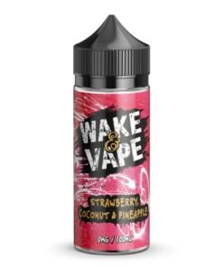 Wake & Vape Strawberry, Coconut & Pineapple 100ml