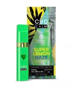 Super Lemon Haze – CBD Terpenes 1800mg Disposable Vape | CBD Calm