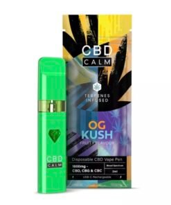O.G Kush – CBD Terpenes 1800mg Disposable Vape | CBD Calm