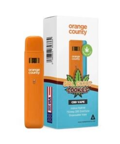 Girl Scout Cookies – CBD Terpenes 750mg Disposable Vape | Orange County CBD