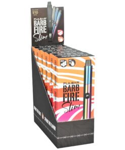 Pulsar 6PC DISPLAY – Barb Fire Slim Variable Voltage 2-in-1 Vape – 800mAh