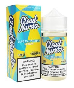 Blue Raspberry Lemon 100ml Synthetic Nic Vape Juice – Cloud Nurdz