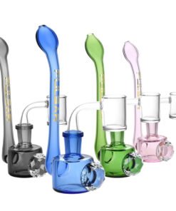 Pulsar Diamond Sherlock Concentrate Pipe | 6.75″ | 14mm F | Colors Vary