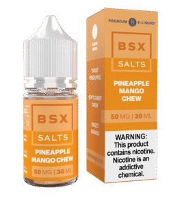 Glas BSX Pineapple Mango Chew Nic Salt Vape Juice 30ml