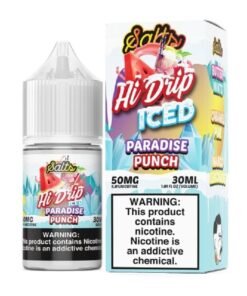 Hi-Drip Paradise Punch ICED Nic Salt Vape Juice 30ml