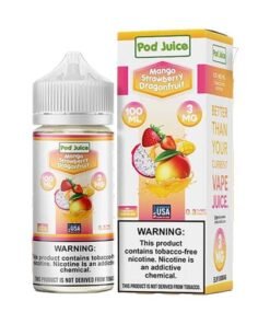 Pod Juice Mango Strawberry Dragonfruit TF 100ml Vape Juice
