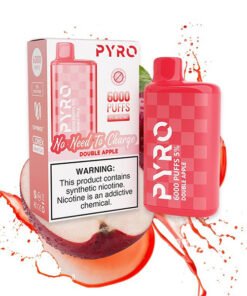 PYRO 6000 Puffs Double Apple