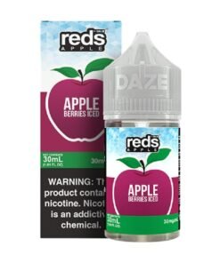 7 Daze Reds Salts Apple Berries Iced Nic Salt Vape Juice 30ml